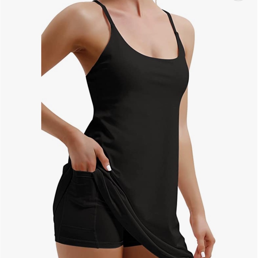 IUGA Tennis Dress with Built-in Bra & Shorts, Size M